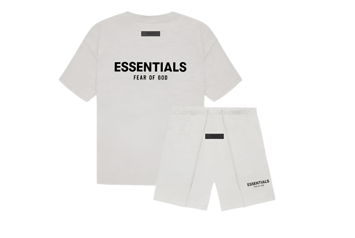FEAR OF GOD ESSENTIALS LIGHT OATMEAL SUMMER SET () - Rdrop