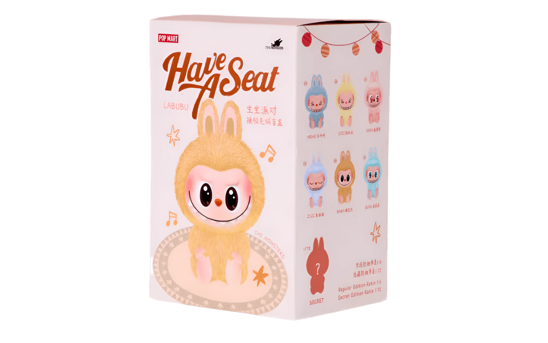 POP MART LABUBU THE MONSTERS HAVE A SEAT VINYL PLUSH BLIND