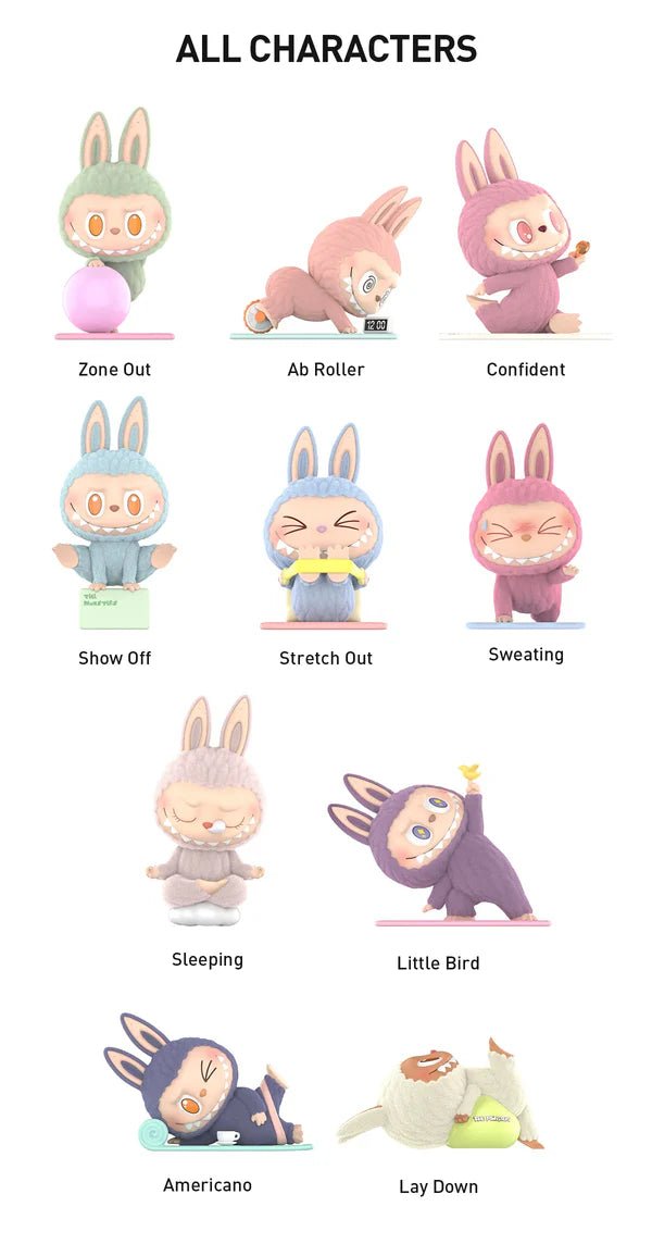 POP MART LABUBU THE MONSTERS LAZY YOGA SERIES () - Rdrop