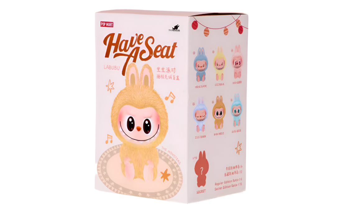POP MART LABUBU THE MONSTERS HAVE A SEAT VINYL PLUSH BLIND BOX