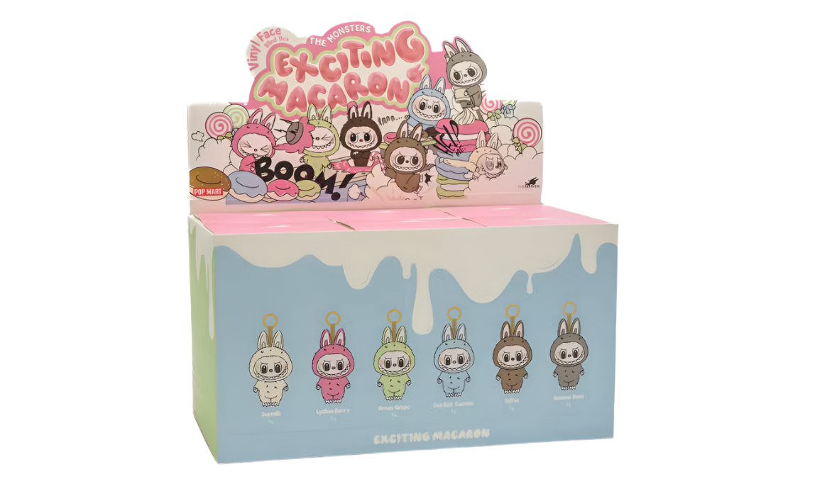 POP MART LABUBU THE MONSTERS TASTY MACARONS VINYL FACE BLIND BOX