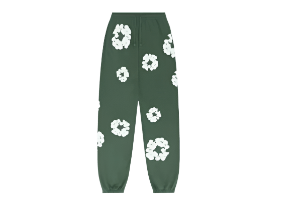 DENIM TEARS THE COTTON WREATH SWEATPANTS GREEN () - Rdrop